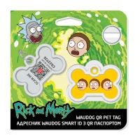 Adresówka WAUDOG Smart ID «Rick and Morty 2» rozm. M