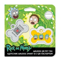 Adresówka WAUDOG Smart ID «Rick and Morty 3» rozm. M