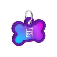 Adresówka WAUDOG Smart ID «Fioletowy gradient» rozm. M