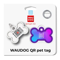 Adresówka WAUDOG Smart ID «Fioletowy gradient» rozm. M