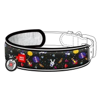 podkładka na obrożę WAUDOG Nylon «NASA» rozm. XS-S