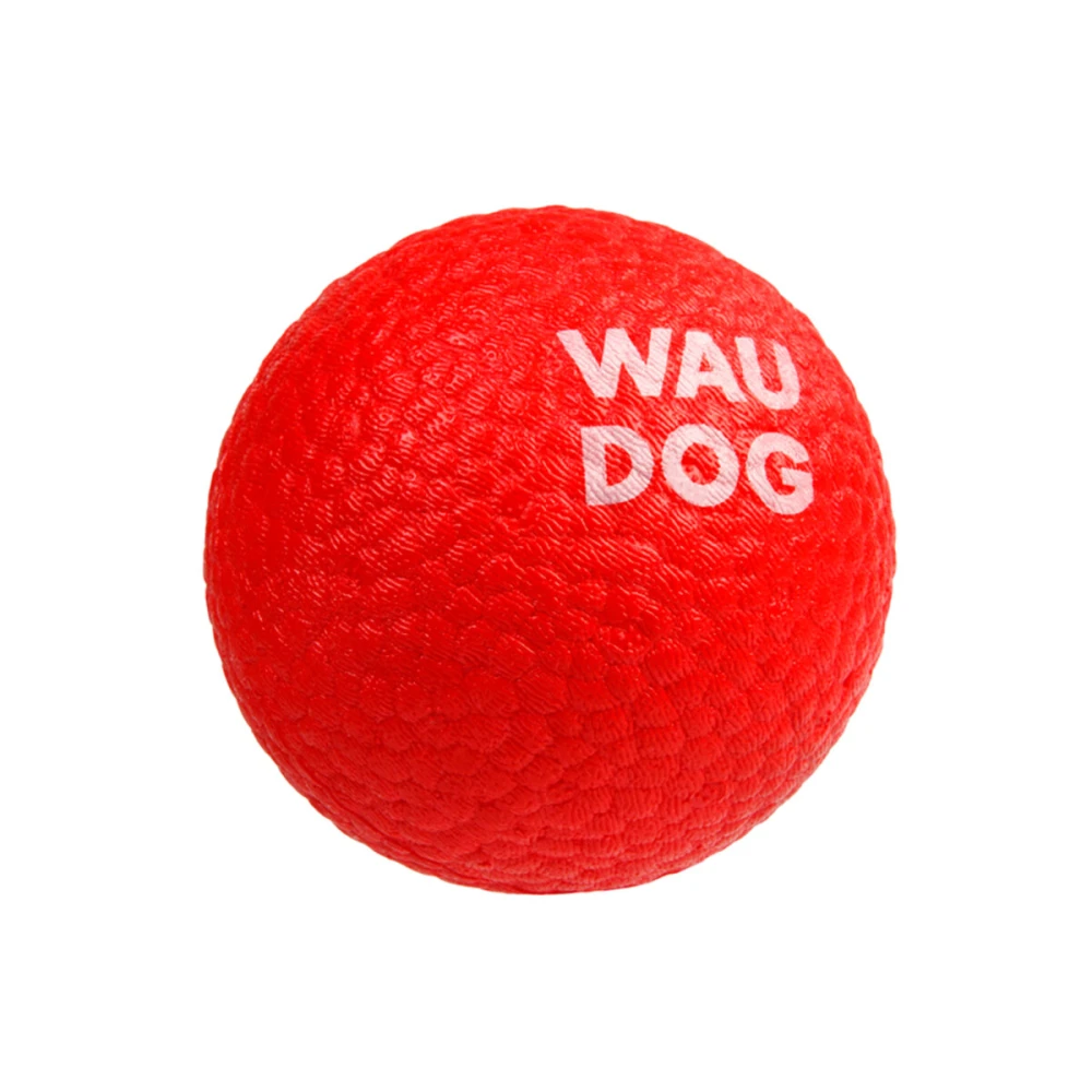 Piłka WAUDOG Fun czerwony — WAUDOG Fun Red Ball zabawna