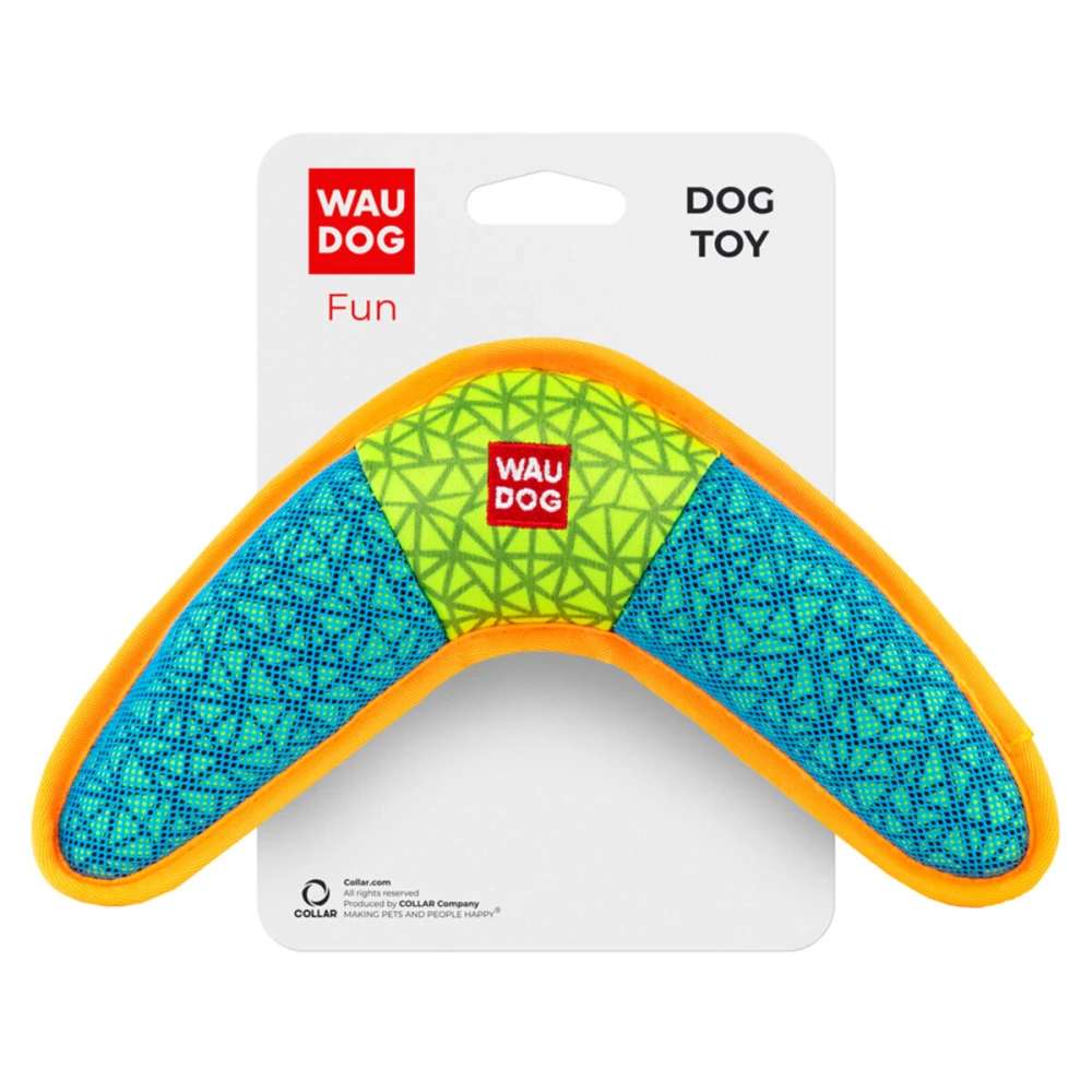 Zabawka WAUDOG Fun «Bumerang» rozm. 14 cm niebieski