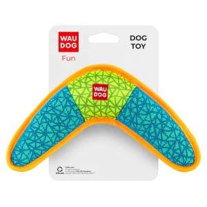 WAUDOG Fun Zabawka dla psa, "Bumerang" , szer. 24 cm, dł. 14 cm niebieski
