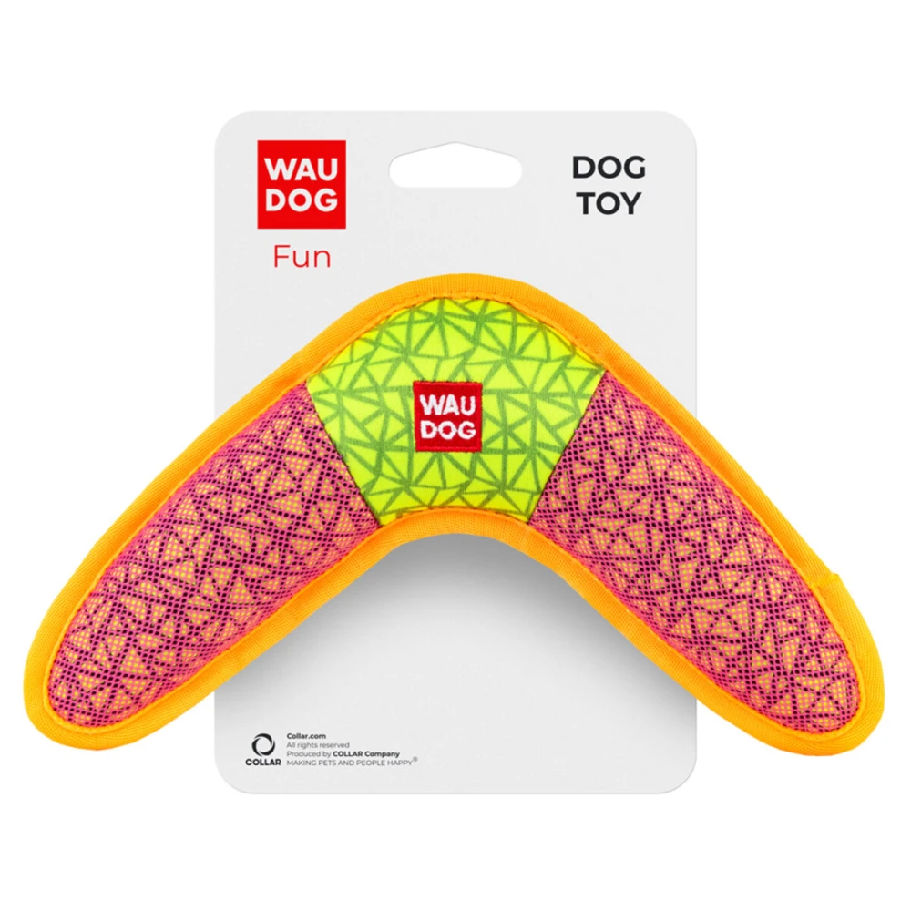 Zabawka WAUDOG Fun «Bumerang» rozm. 14 cm różowy