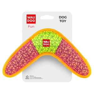 WAUDOG Fun Zabawka dla psa, "Bumerang" , szer. 24 cm, dł. 14 cm różowy