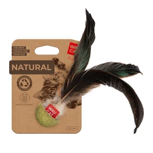 WAUCAT Fun Natural zabawka dla kota bączek, 15 cm