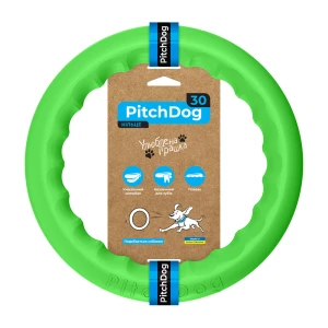 PitchDog30 pierścień do aportowania, średnica 28 cm jasnozielony