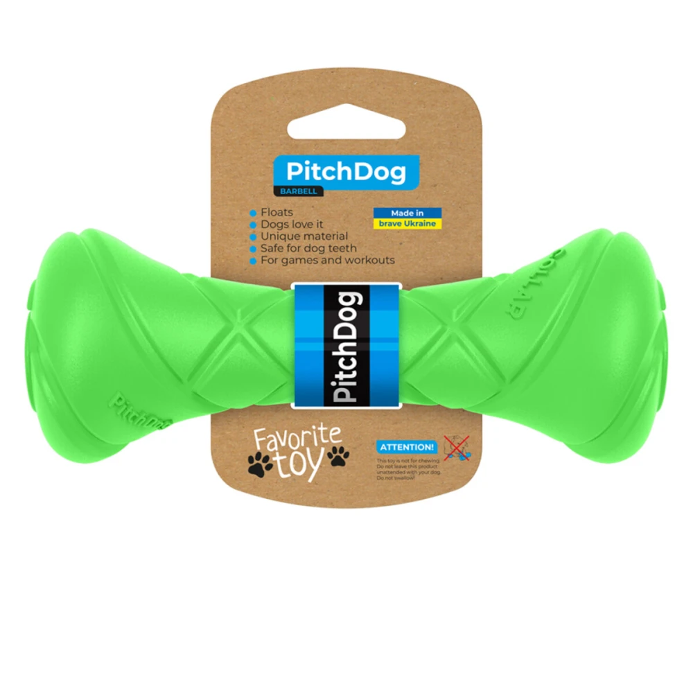 Hantel PitchDog rozm. 19 cm jasnozielony