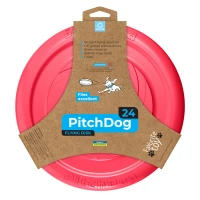 Latający dysk PitchDog rozm. 24 cm różowy