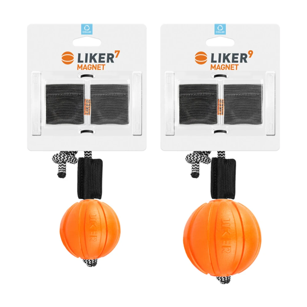 Piłka LIKER rozm. 9 cm pomarańczowy
