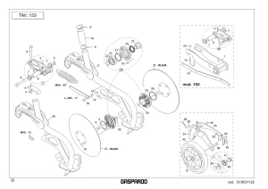 Wspornik Maschio Gaspardo G16045500R