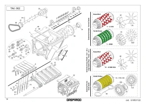 Wałek Maschio Gaspardo G16124421R