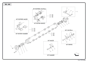 Wirnik 180 Maschio Gaspardo M334184021R