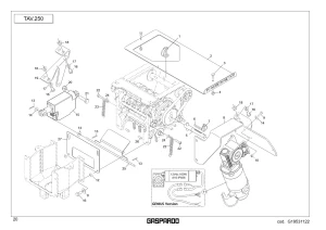 Wspornik Maschio Gaspardo G17922761R