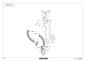 Wspornik 9R Maschio Gaspardo G17112980R