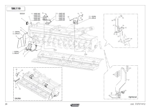 Wspornik Maschio Gaspardo M16700873R