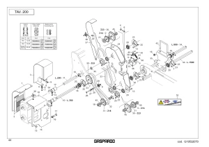 Zębatka Z18 8-3 Maschio Gaspardo G17131570R
