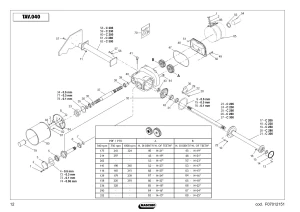 Uszczelka Maschio Gaspardo M24100129R
