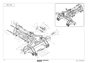 Tuleja D65 D45 L17 Maschio Gaspardo R17622315R