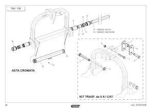 Tuleja D55 Maschio Gaspardo F04150044