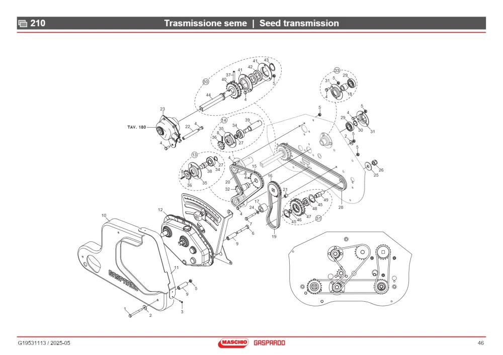 Zbiornik Maschio Gaspardo GA5320720R