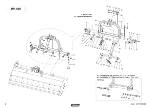 Zaczep Maschio Gaspardo M14700522R