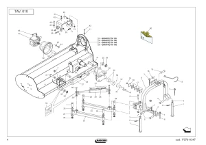 Zaczep Maschio Gaspardo M41400573R
