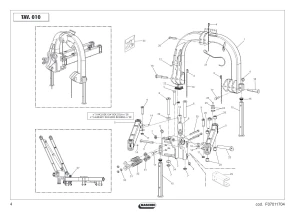 Trzeci punkt zawieszenia Maschio Gaspardo M50400802R