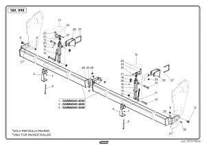 Wirnik gumowy GM500 2500 Maschio Gaspardo M43425629