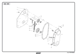 Zębatka Z16 Maschio Gaspardo M63100304