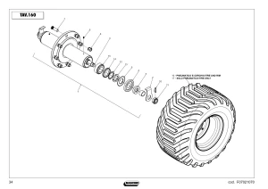 Uszczelnienie 045-085 Maschio Gaspardo F02050669R