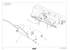 Uszczelka T24199730 Maschio Gaspardo F03100115