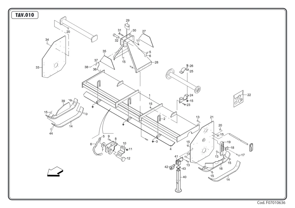 Zestaw U2 Maschio Gaspardo F03100172