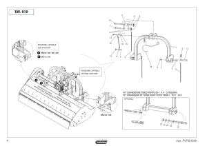 Zaczep Maschio Gaspardo M14700545R