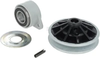 Koło pasowe silnika kpl. (czarne) | poltechparts.pl
