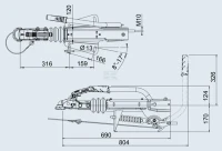 Zaczep z hamulcem najazdowym V 251S (mont… | poltechparts.pl