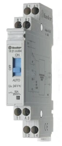 Przekaźnik modułowy/serwisowy Auto/Off/On 11.2 mm 1CO 10A/24V UC