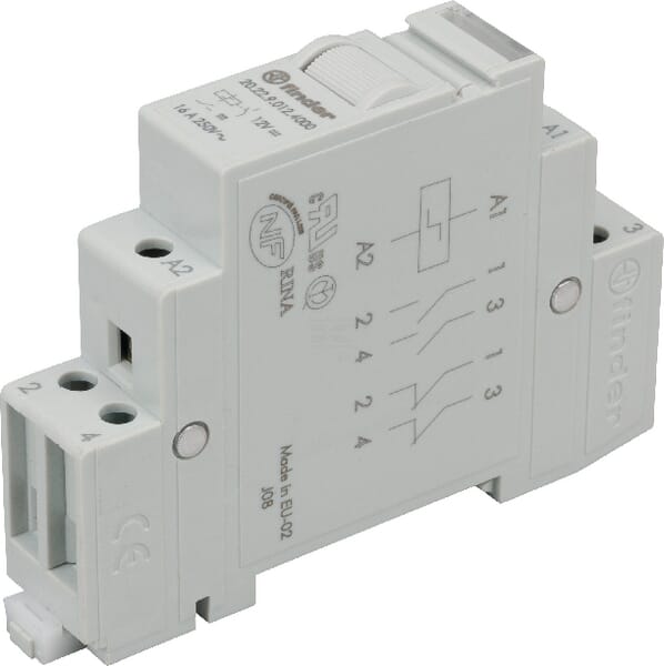 Przekaźnik impulsowy 2M 16 A 12V DC | poltechparts.pl