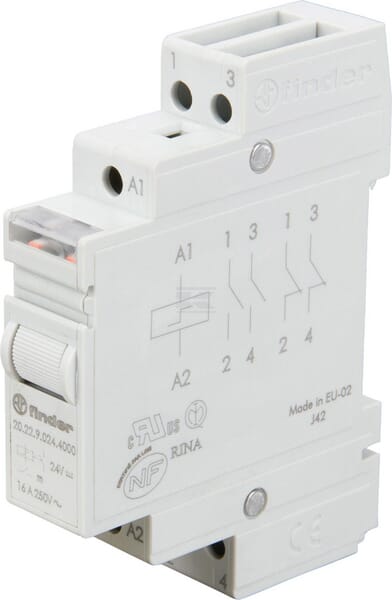 Przekaźnik impulsowy 2M 16A 24V DC | poltechparts.pl