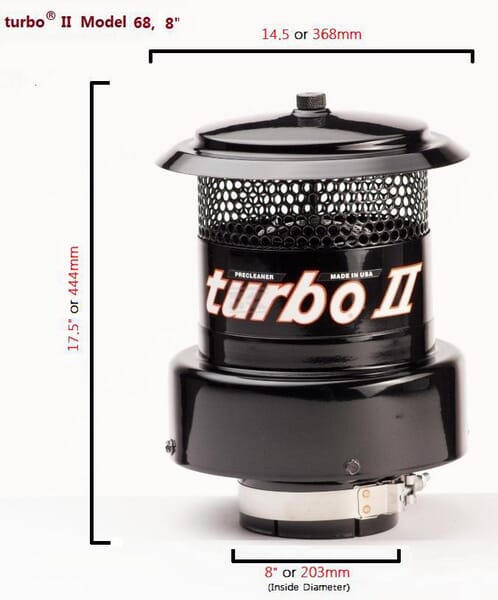 Filtr powietrza wstępny turbo® 2, typ 68-… | poltechparts.pl
