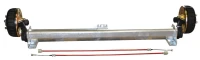 Wał koła z hamulem, szybkozł. | poltechparts.pl