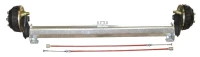 Wał koła z hamulem, szybkozł. | poltechparts.pl