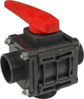 Zawór kulowy 3-drożny gwint zewnętrzny 2-… | poltechparts.pl