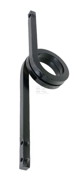 Ząb sprężynowy spiralny, 25x25x670 mm prawy bez redliczki