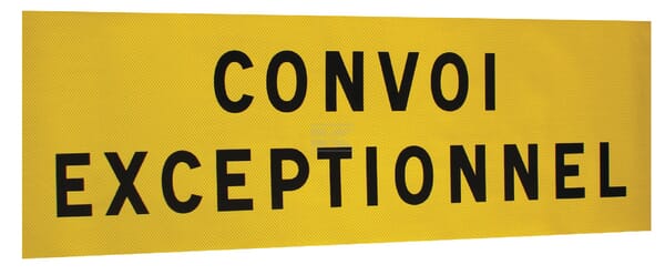 Tabl. „Convoi exceptionnel”