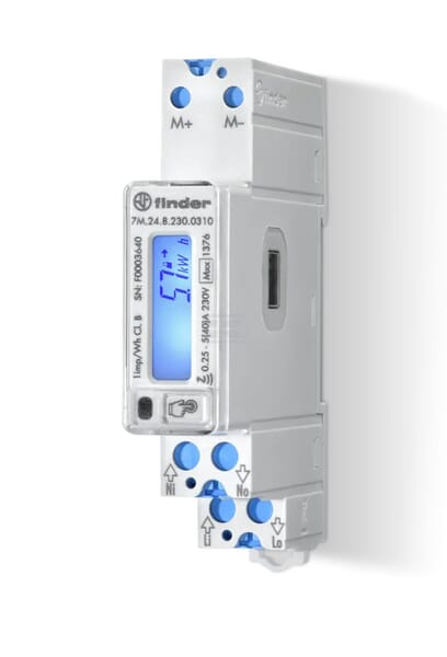 Licznik energii, 1-fazowy 40A LCD S0+NFC