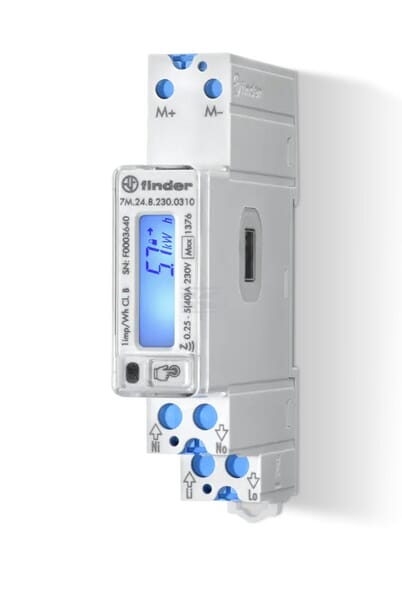 Licznik energii, 1-fazowy 40A LCD S0+NFC