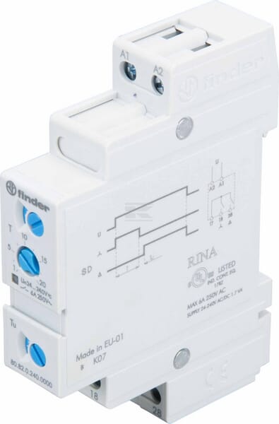 Przekaźnik czasowy 2NO 6A 240V UC | poltechparts.pl