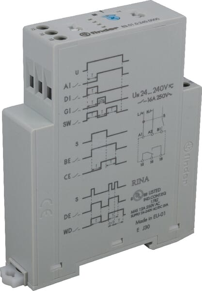 Przekaźnik czasowy 1CO 16A 24...240V UC | poltechparts.pl